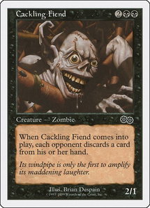 Cackling Fiend - Battle Royale Box Set (BRB) #null - Common Magic: The Gathering Trading Card
