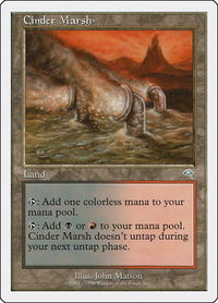 Cinder Marsh - Battle Royale Box Set (BRB) #13 - Uncommon Magic: The Gathering Trading Card