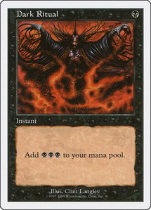 Dark Ritual - Battle Royale Box Set (BRB) #null - Common Magic: The Gathering Trading Card