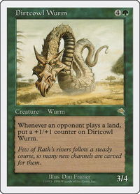 Dirtcowl Wurm - Battle Royale Box Set (BRB) #19 - Rare Magic: The Gathering Trading Card