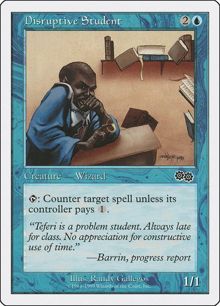 Disruptive Student trading card from Battle Royale Box Set Disruptive Student - Battle Royale Box Set Magic: The Gathering trading card