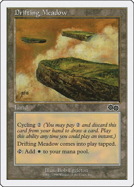 Drifting Meadow - Battle Royale Box Set Magic: The Gathering trading card