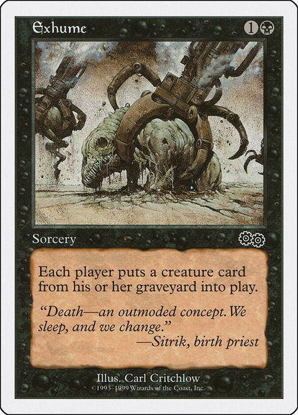 Exhume - Battle Royale Box Set Magic: The Gathering trading card