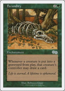 Fecundity - Battle Royale Box Set (BRB) #null - Uncommon Magic: The Gathering Trading Card