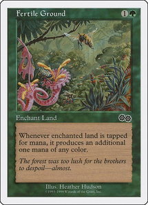 Fertile Ground - Battle Royale Box Set (BRB) #null - Common Magic: The Gathering Trading Card