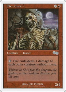Fire Ants - Battle Royale Box Set (BRB) #null - Uncommon Magic: The Gathering Trading Card