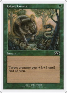 Giant Growth - Battle Royale Box Set (BRB) #null - Common Magic: The Gathering Trading Card