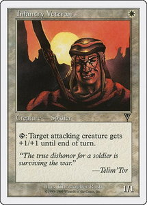 Infantry Veteran - Battle Royale Box Set (BRB) #null - Common Magic: The Gathering Trading Card