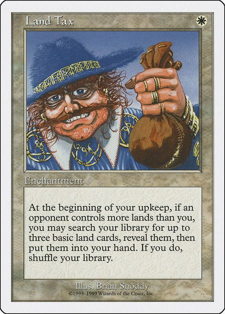 Land Tax - Battle Royale Box Set Magic: The Gathering trading card