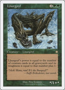 Lhurgoyf - Battle Royale Box Set (BRB) #null - Rare Magic: The Gathering Trading Card