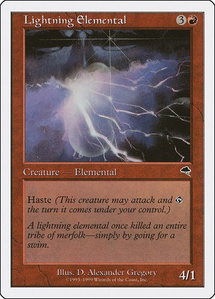 Lightning Elemental - Battle Royale Box Set (BRB) #null - Common Magic: The Gathering Trading Card