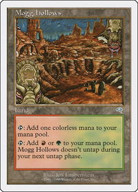 Mogg Hollows - Battle Royale Box Set (BRB) #45 - Uncommon Magic: The Gathering Trading Card