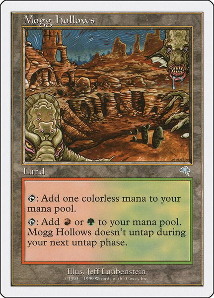 Mogg Hollows trading card from Battle Royale Box Set Mogg Hollows - Battle Royale Box Set Magic: The Gathering trading card