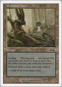 Polluted Mire - Battle Royale Box Set (BRB) #null - Common Magic: The Gathering Trading Card