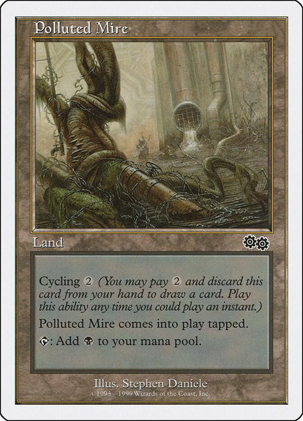 Polluted Mire - Battle Royale Box Set Magic: The Gathering trading card