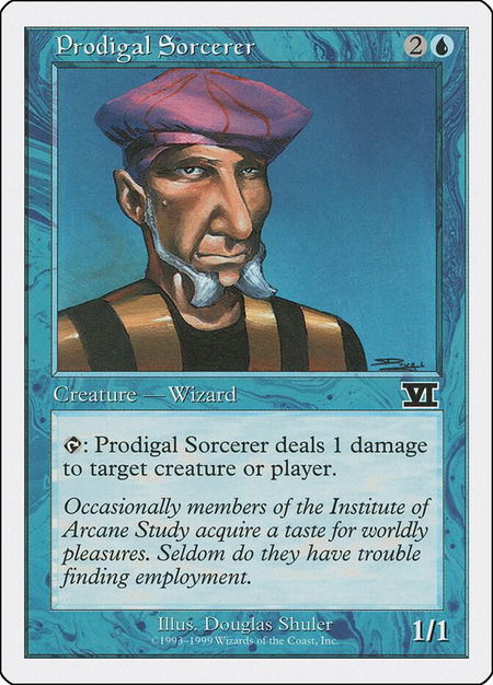 Prodigal Sorcerer - Battle Royale Box Set Magic: The Gathering trading card