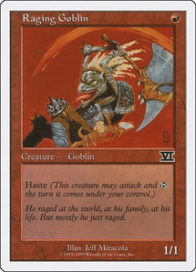 Raging Goblin - Battle Royale Box Set (BRB) #null - Common Magic: The Gathering Trading Card