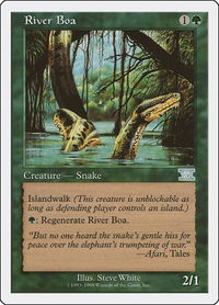 River Boa - Battle Royale Box Set (BRB) #59 - Uncommon Magic: The Gathering Trading Card
