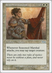 Seasoned Marshal - Battle Royale Box Set (BRB) #null - Uncommon Magic: The Gathering Trading Card