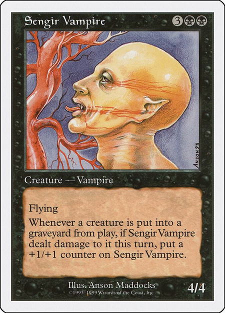Sengir Vampire - Battle Royale Box Set Magic: The Gathering trading card