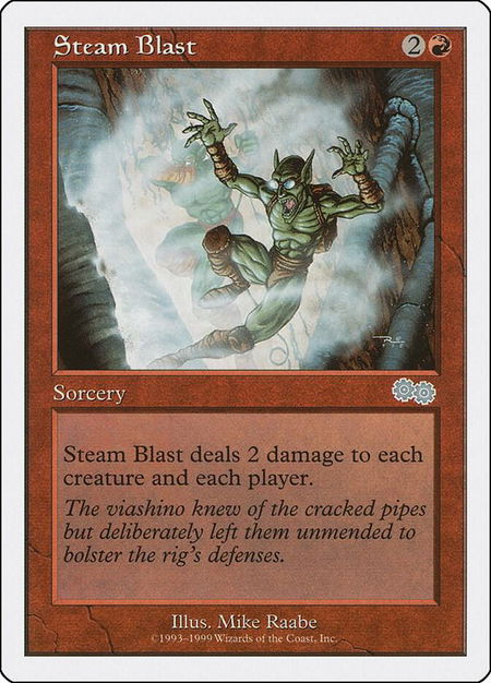 Steam Blast - Battle Royale Box Set Magic: The Gathering trading card