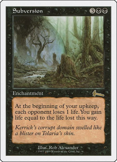 Subversion - Battle Royale Box Set Magic: The Gathering trading card