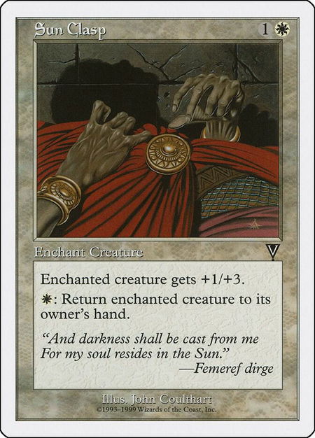 Sun Clasp - Battle Royale Box Set Magic: The Gathering trading card