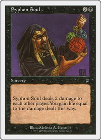 Syphon Soul - Battle Royale Box Set (BRB) #86 - Common Magic: The Gathering Trading Card
