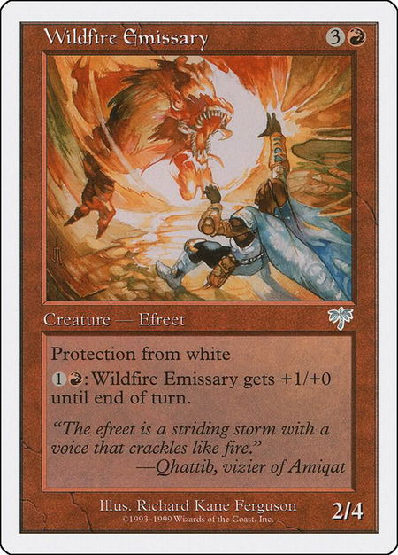 Wildfire Emissary - Battle Royale Box Set Magic: The Gathering trading card