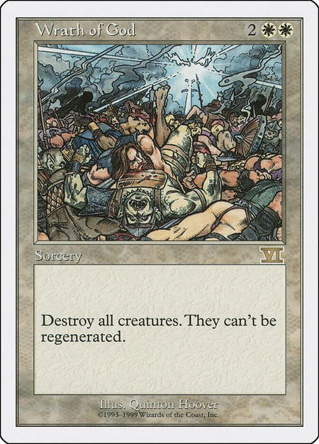 Wrath of God - Battle Royale Box Set Magic: The Gathering trading card