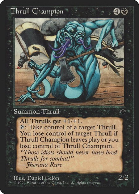 Thrull Champion - Fallen Empires Magic: The Gathering trading card
