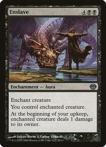 Enslave - Duel Decks: Garruk vs. Liliana (DDD) #58 - Uncommon Magic: The Gathering Trading Card