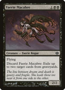 Faerie Macabre - Duel Decks: Garruk vs. Liliana (DDD) #42 - Common Magic: The Gathering Trading Card