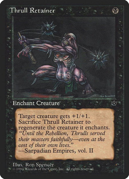 Thrull Retainer - Fallen Empires Magic: The Gathering trading card