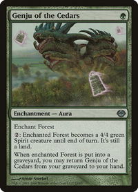 Genju of the Cedars - Duel Decks: Garruk vs. Liliana (DDD) #13 - Uncommon Magic: The Gathering Trading Card