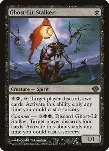 Ghost-Lit Stalker - Duel Decks: Garruk vs. Liliana (DDD) #34 - Uncommon Magic: The Gathering Trading Card
