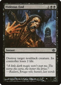 Hideous End - Duel Decks: Garruk vs. Liliana (DDD) #52 - Common Magic: The Gathering Trading Card