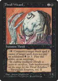 Thrull Wizard - Fallen Empires (FEM) #46 - Uncommon Magic: The Gathering Trading Card