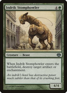 Indrik Stomphowler - Duel Decks: Garruk vs. Liliana (DDD) #10 - Uncommon Magic: The Gathering Trading Card