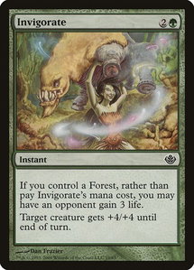 Invigorate - Duel Decks: Garruk vs. Liliana (DDD) #19 - Common Magic: The Gathering Trading Card