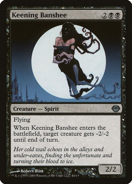 Keening Banshee - Duel Decks: Garruk vs. Liliana Magic: The Gathering trading card