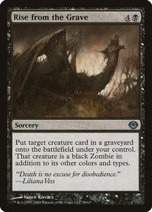 Rise from the Grave - Duel Decks: Garruk vs. Liliana (DDD) #56 - Uncommon Magic: The Gathering Trading Card