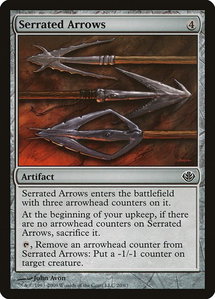 Serrated Arrows - Duel Decks: Garruk vs. Liliana (DDD) #20 - Common Magic: The Gathering Trading Card