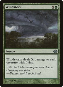 Windstorm - Duel Decks: Garruk vs. Liliana (DDD) #25 - Uncommon Magic: The Gathering Trading Card