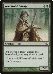 Wirewood Savage - Duel Decks: Garruk vs. Liliana (DDD) #6 - Common Magic: The Gathering Trading Card