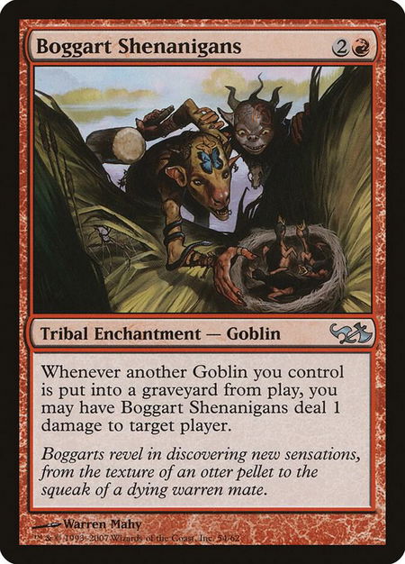 Boggart Shenanigans - Duel Decks: Elves vs. Goblins Magic: The Gathering trading card