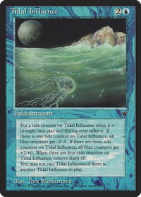 Tidal Influence - Fallen Empires (FEM) #28 - Uncommon Magic: The Gathering Trading Card