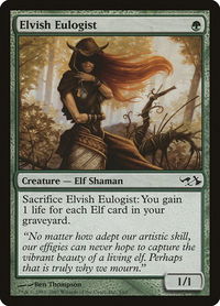 Elvish Eulogist - Duel Decks: Elves vs. Goblins (EVG) #3 - Common Magic: The Gathering Trading Card