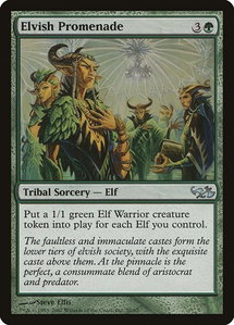 Elvish Promenade - Duel Decks: Elves vs. Goblins (EVG) #20 - Uncommon Magic: The Gathering Trading Card