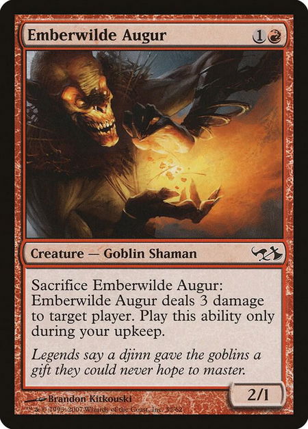 Emberwilde Augur - Duel Decks: Elves vs. Goblins Magic: The Gathering trading card